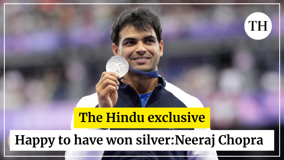 Watch Happy to have won silver, says Neeraj Chopra The Hindu